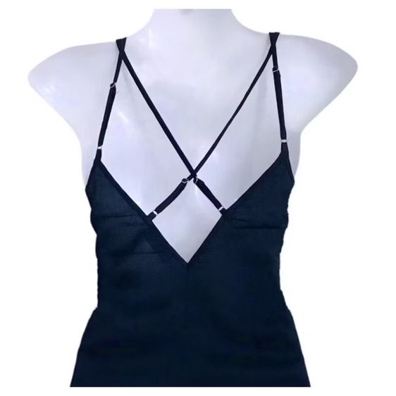 ชุดนอนแบรนด์ Etam Paris ของแท้💯จากช้อป ราคาเต็ม2590 สายเดี่ยวสายไขว้หลังเซ็กซี่ สายปรับ ชายแต่งผ้าลูกไม้ ผ้านิ่มสัมผัสนุ่ม ใส่สบาย รูปที่ 3