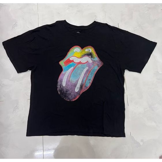 เสื้อยืดวินเทจ โรลลิ่ง ของแท้💯 ปั้มป์คอ ตอกปีทุกตัว รูปที่ 5