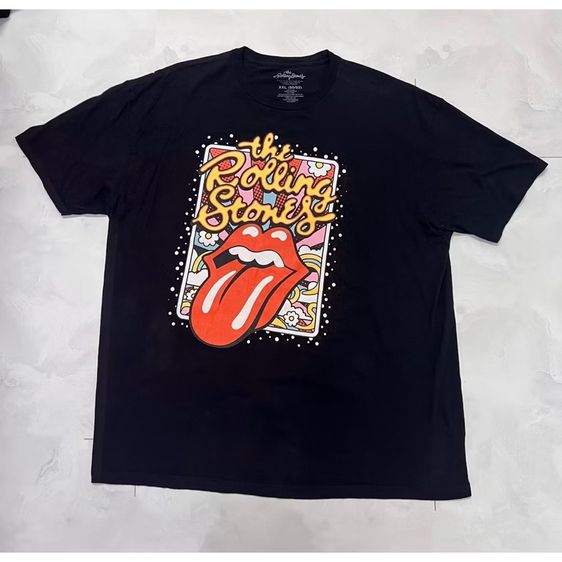 เสื้อยืดวินเทจ โรลลิ่ง ของแท้💯 ปั้มป์คอ ตอกปีทุกตัว