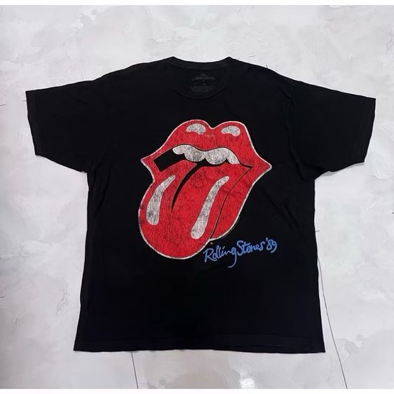 เสื้อยืดวินเทจ โรลลิ่ง ของแท้💯 ปั้มป์คอ ตอกปีทุกตัว รูปที่ 7