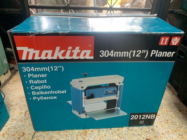 กบแท่นรีดไม้ makita 2012NB 12 นิ้วสภาพนางฟ้าเหมือนใหม่ไม่ได้ผ่านการใช้งานอุปกรณ์ครบพร้อมกล่องคู่มือพร้อมใช้งาน รูปที่ 7