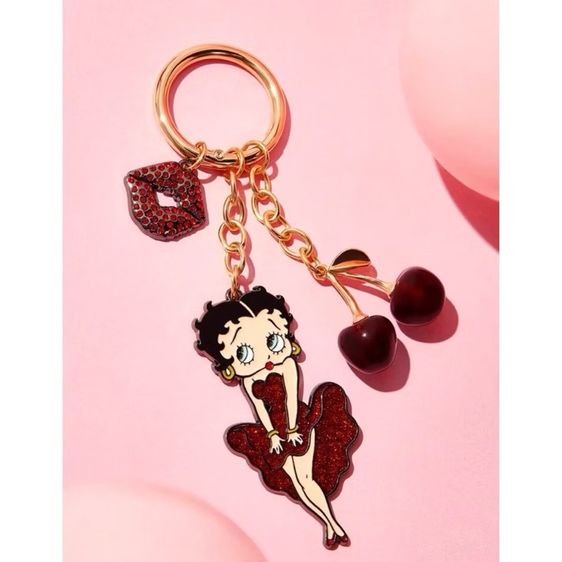 พวงกุญแจ Betty Boob งานสวยหรูหรามาก ตกแต่งแขวนกระเป๋าเก๋ๆ สาวๆต้องมี เลือกแบบได้เลยจร้า   รูปที่ 3