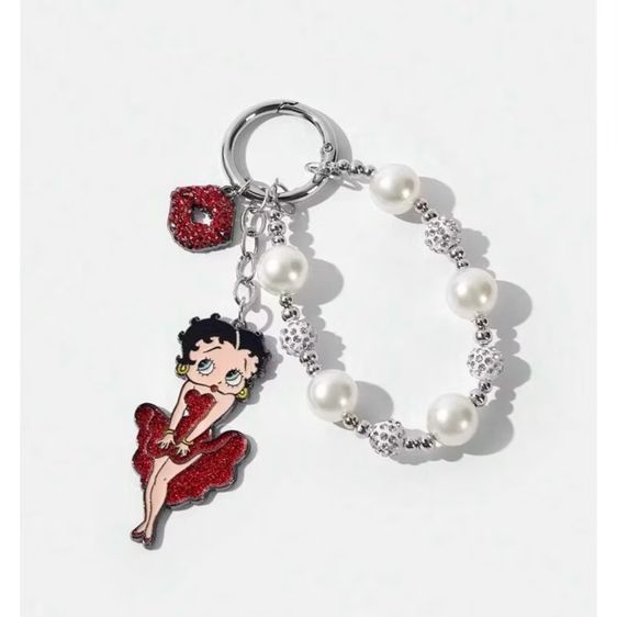 พวงกุญแจ Betty Boob งานสวยหรูหรามาก ตกแต่งแขวนกระเป๋าเก๋ๆ สาวๆต้องมี เลือกแบบได้เลยจร้า  