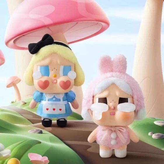 พร้อมส่งในไทย แท้💯Pop Mart พวงกุญแจห้อยกระเป๋าCRYBABY Crying Again Series รูปที่ 4