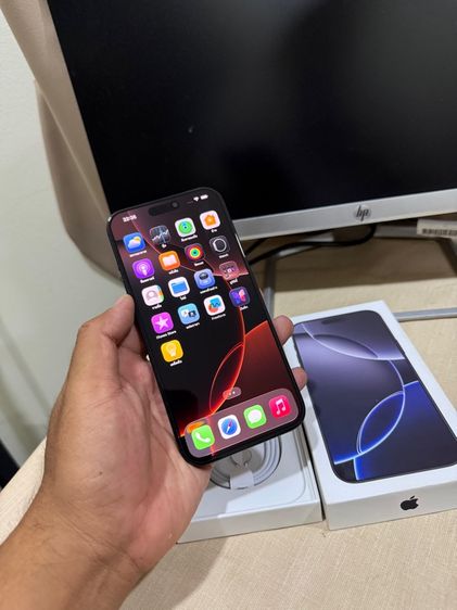 iPhone 16 Pro Max 256GB Titanium Black เหมือนได้มือ 1 สวยใส ไร้รอย แบต 100 มี ปกศ. สอบถามได้คัฟ รูปที่ 8