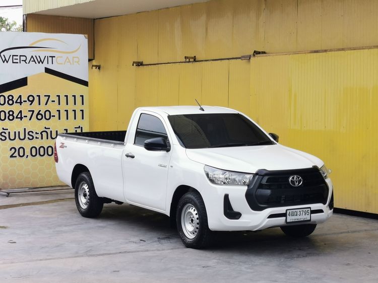Toyota Hilux Revo 2022 2.4 Z Edition Entry Pickup ดีเซล ไม่ติดแก๊ส เกียร์ธรรมดา ขาว