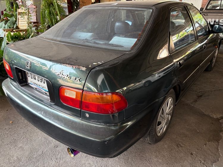 Honda Civic 1994 1.5 EX Sedan เบนซิน ไม่ติดแก๊ส เกียร์อัตโนมัติ เขียว รูปที่ 4