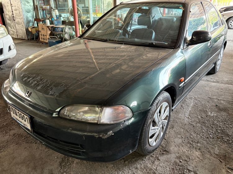 Honda Civic 1994 1.5 EX Sedan เบนซิน ไม่ติดแก๊ส เกียร์อัตโนมัติ เขียว รูปที่ 2