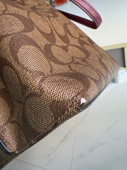 Coach Jumbo Floral Mollie tote  3Compartment handbag รูปที่ 8