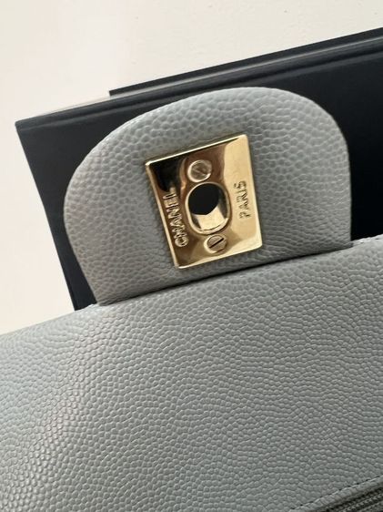 กระเป๋า Chanel Caviar Gold Double Classic รูปที่ 9