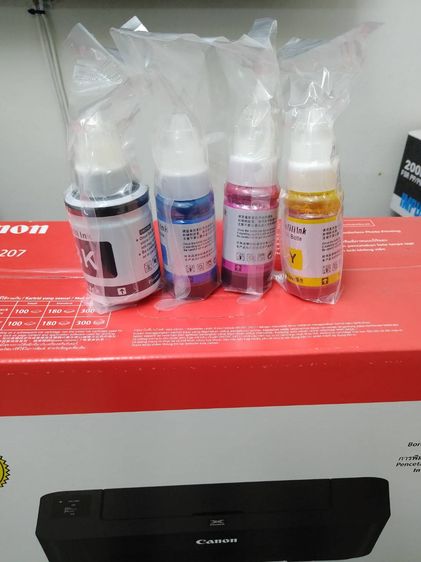 ปริ้นเตอร์ CANON เครื่องใหม่ตลับหมึกของแท้ยังไม่ได้ใช้งาน แถมหมึกเติมฟรี1ชุด รูปที่ 2