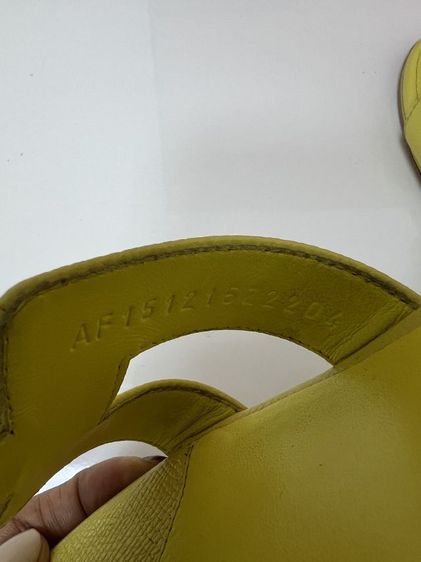 รองเท้า Hermes Oasis สีเหลือง รูปที่ 5