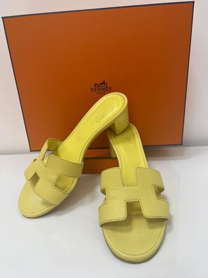 รองเท้า Hermes Oasis สีเหลือง รูปที่ 2
