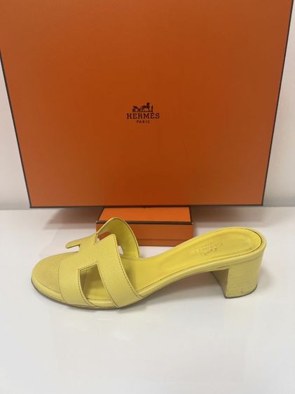 รองเท้า Hermes Oasis สีเหลือง รูปที่ 3