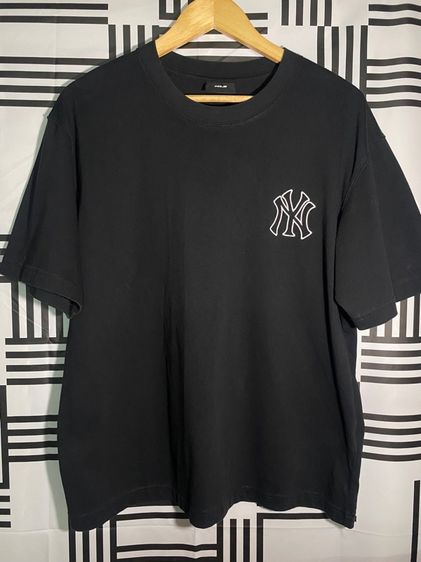 เสื้อยืด MLB รุ่น Basic Mega Logo Oversized-Fit T-Shirt สีดำ รูปที่ 6