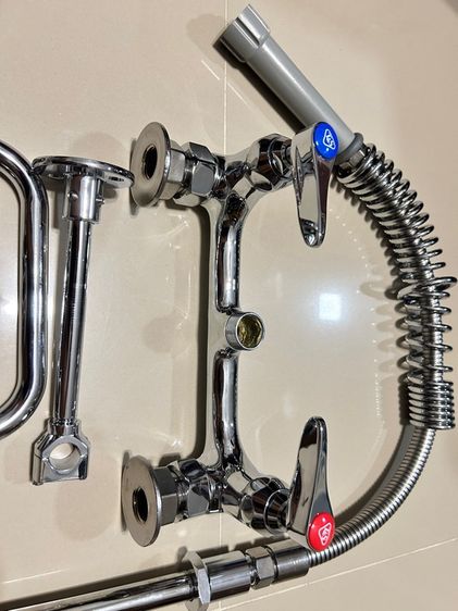 ชุดก๊อกน้ำร้อน-น้ำเย็น สำหรับซิ้งค์ล้างจาน รูปที่ 2