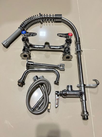 อ่างซิ้งค์ อ่างล้างจาน และอุปกรณ์ ชุดก๊อกน้ำร้อน-น้ำเย็น สำหรับซิ้งค์ล้างจาน