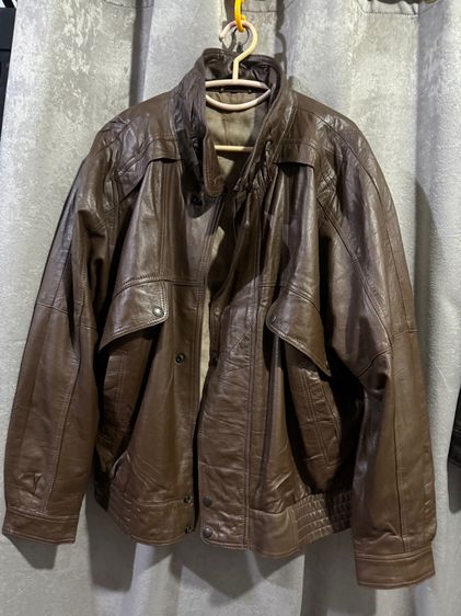 เสื้อหนังแท้ Bomber 