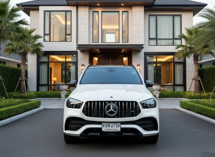 Mercedes-Benz GLE-Class 2023 GLE53 Utility-car เบนซิน เกียร์อัตโนมัติ ขาว รูปที่ 3