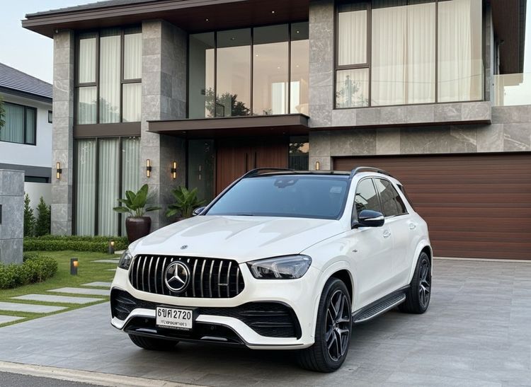 รถ Mercedes-Benz GLE-Class GLE53 สี ขาว
