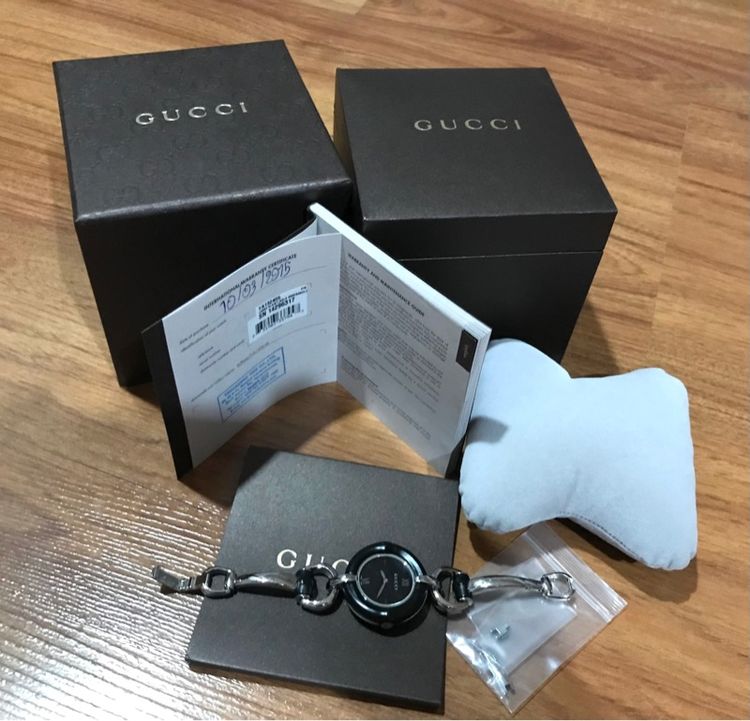 Gucci Bamboo สภาพดี quartz ใช้งานดี ปกติ รูปที่ 15