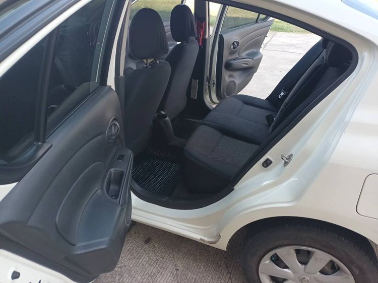 Nissan Almera 2014 1.2 E Sedan เบนซิน ไม่ติดแก๊ส เกียร์อัตโนมัติ ขาว รูปที่ 4