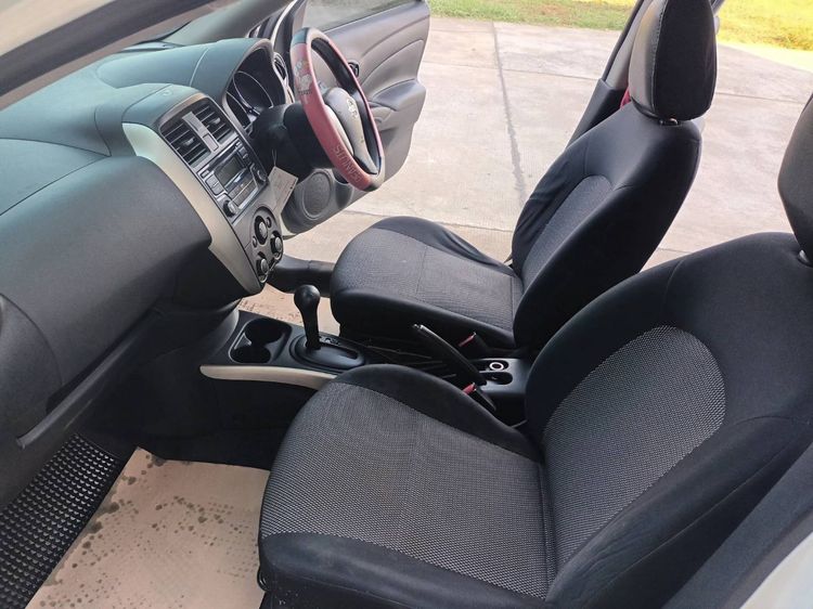 Nissan Almera 2014 1.2 E Sedan เบนซิน ไม่ติดแก๊ส เกียร์อัตโนมัติ ขาว รูปที่ 2