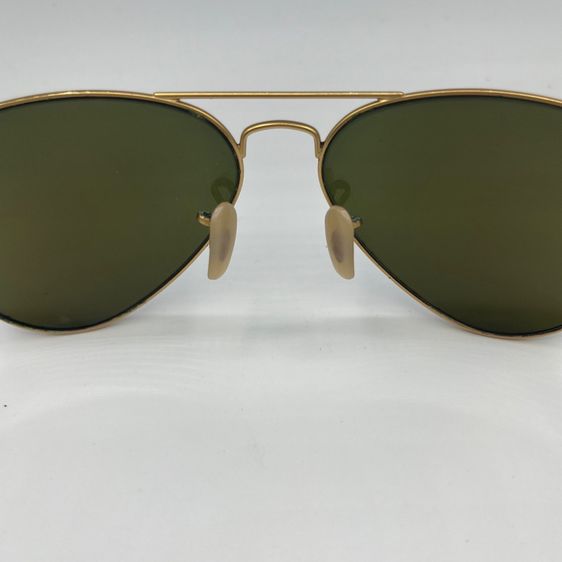 แว่นกันแดด Ray-Ban Aviator เลนส์ปรอทสีฟ้า รูปที่ 13