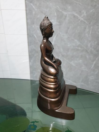 พระบูชาพระพุทธสิหิงค์ ขนาดหน้าตัก 3 นิ้ว รางวัลงานประกวดพระ จังหวัดตรัง พระมีการ ปลุกเสกพิธีใหญ่ สภาพพระไม่ผ่านการใช้  รูปที่ 9