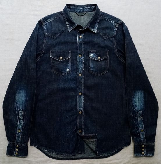 DIESEL ยีนส์เข้ม แท้ สวย+ใหม่ ขัดฟอกสี แต่งเซอร์เดิม รูปที่ 2