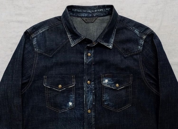 DIESEL ยีนส์เข้ม แท้ สวย+ใหม่ ขัดฟอกสี แต่งเซอร์เดิม รูปที่ 12