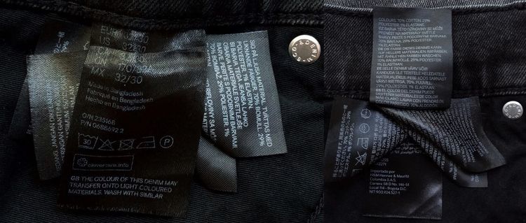 ยีนส์เข้ม ขัดฟอกสี แต่งเซอร์ ทำขาดเดิม กางเกงผู้ชาย รูปที่ 14