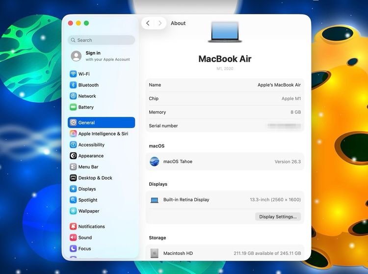 MacBook Air 13-inch M1,2020 Ram8GB SSD256GB SpaceGray รูปที่ 12