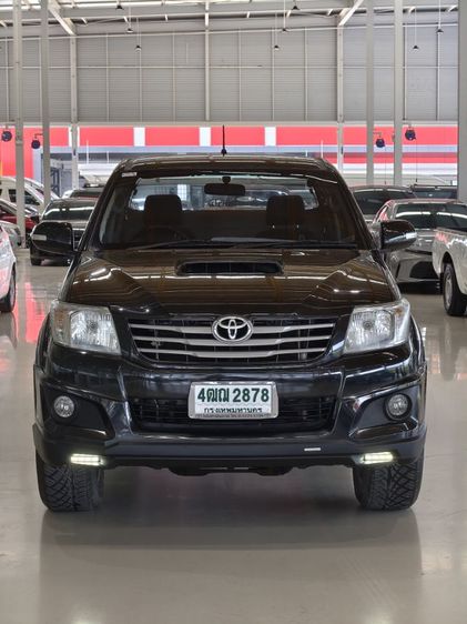 Toyota Hilux Vigo 2013 2.5 E Prerunner VN Turbo TRD Pickup ดีเซล ไม่ติดแก๊ส เกียร์ธรรมดา ดำ รูปที่ 2