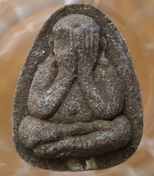 พระขุนแผนเคลือบกรุวัดใหญ่ชัยมงคลเนื้อเก่าค่ะ รูปที่ 3