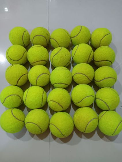 ขายเหมาลูกเทนนิสใช้แล้ว 50ลูกๆละ5บาท ชุดสุดท้าย(ค่าขนส่ง60บาทครับ)