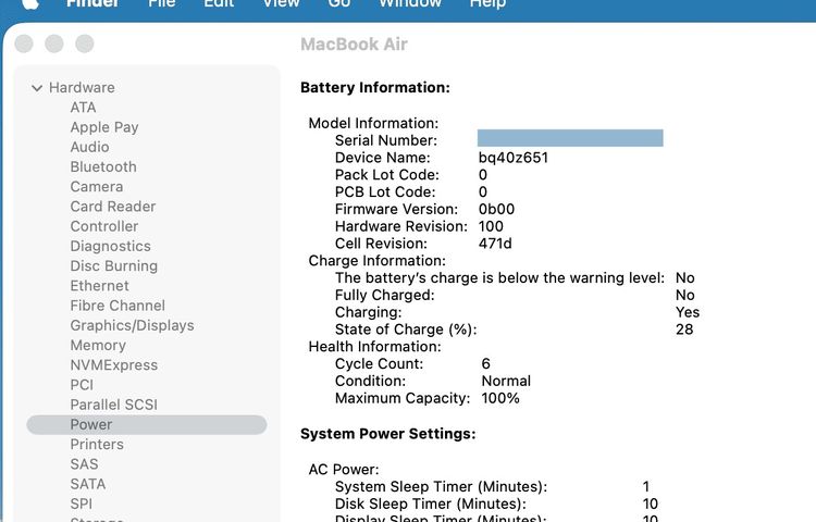 MacBook Air 13" M4 RAM 16GB 2025 - มือสอง (Used) รูปที่ 17