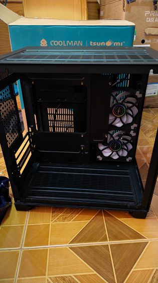 เคส Tsunami mini + ชุดน้ำ 2 ตอน CM ML240L + พัดลม4ตัวสภาพดี รูปที่ 8