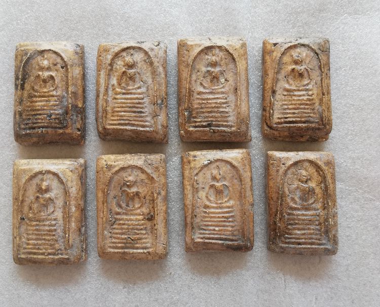 พระกรุเก่าสมเด็จเกศไชโย อ่างทอง 8 องค์ 300-ส่งฟรี ชุดที่2 รูปที่ 2