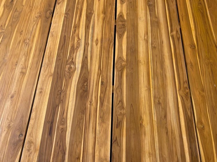 เตียง 6 ฟุต ไม้สัก หัวเตียงไม้หวายสานตาข่าย พร้อมลิ้นชักข้างเตียง รูปที่ 13