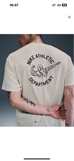 NIke เสื้อยืดฟิตเนสผู้ชาย Max9O รูปที่ 2