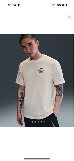 NIke เสื้อยืดฟิตเนสผู้ชาย Max9O รูปที่ 3