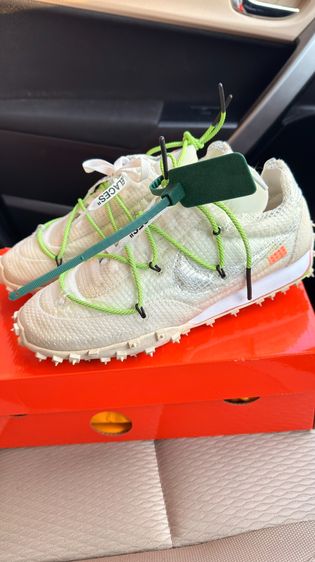 รองเท้า Nike x Off white Waffle Racer Electric green 37EU 24.5cm 5UK 6US ใหม่ SHOP ไทย รูปที่ 2