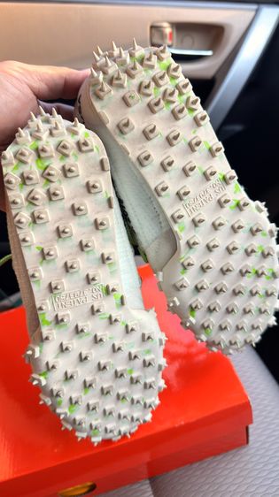 รองเท้า Nike x Off white Waffle Racer Electric green 37EU 24.5cm 5UK 6US ใหม่ SHOP ไทย รูปที่ 7