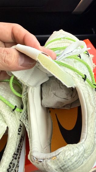 รองเท้า Nike x Off white Waffle Racer Electric green 37EU 24.5cm 5UK 6US ใหม่ SHOP ไทย รูปที่ 8