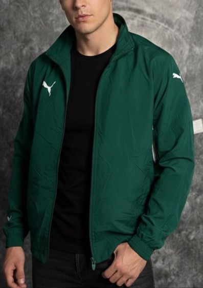 เขียว L แขนยาว อื่นๆ PUMA เสื้อคลุมมือสอง นำเข้าคัด ผ้าร่ม