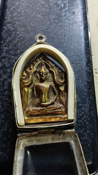 พระขุนแผนเคลือบ กรุวัดใหญ่ชัยมงคลพร้อมตลับตามภาพ รูปที่ 7