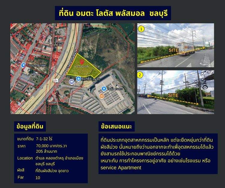 ทำเลใกล้ อมตะนคร ชลบุรี 