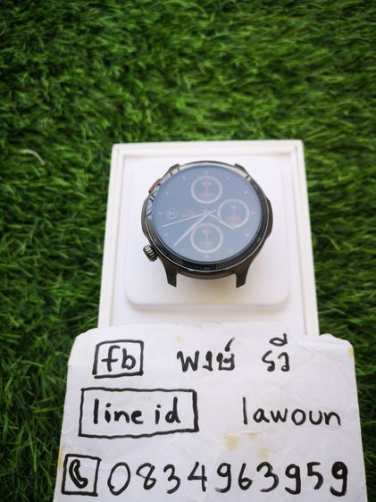 Amazfit balance 2 อุปกรณ์ครบยกกล่องสายเดิมครบหมด ติดกระจกกันรอยให้แล้ว สภาพใหม่เอี่่ยมสวยมากประกันอีกนานหน้าจอกระจก saphire สุ รูปที่ 4