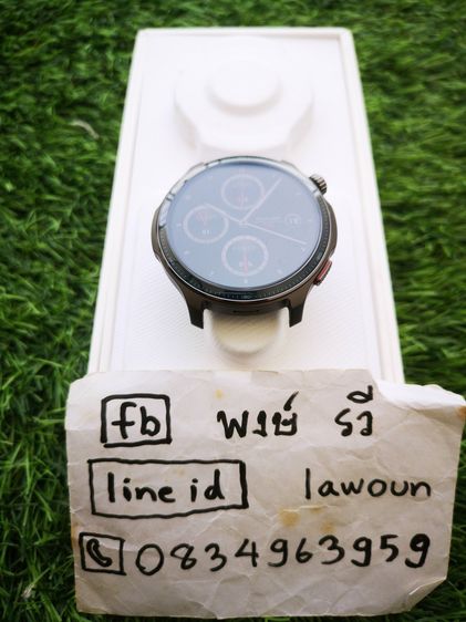 Amazfit balance 2 อุปกรณ์ครบยกกล่องสายเดิมครบหมด ติดกระจกกันรอยให้แล้ว สภาพใหม่เอี่่ยมสวยมากประกันอีกนานหน้าจอกระจก saphire สุ รูปที่ 2